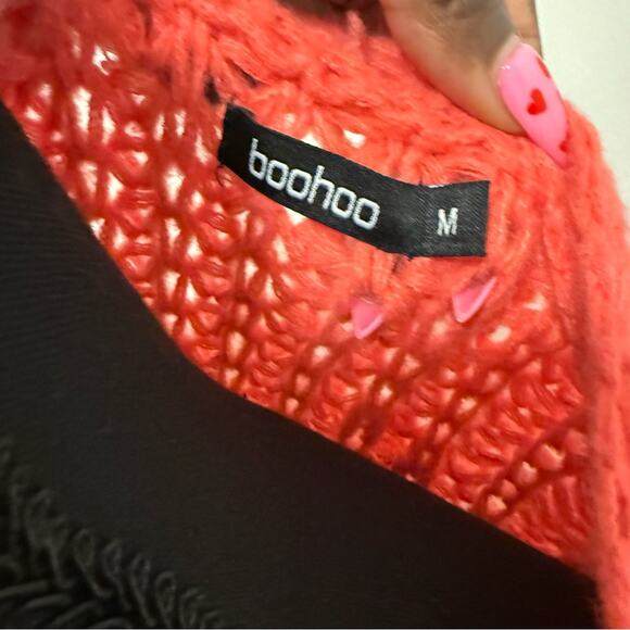 Boohoo Colorful Women's Long Cardigan Sweater - Picture 12 of 15